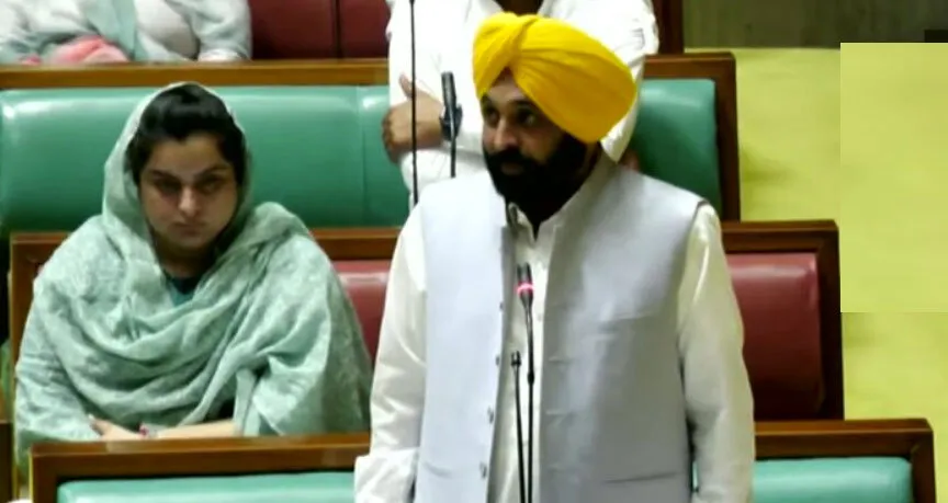 पंजाब विधानसभा में कांग्रेस का हंगामा, सीएम मान ने लिया आड़े हाथों