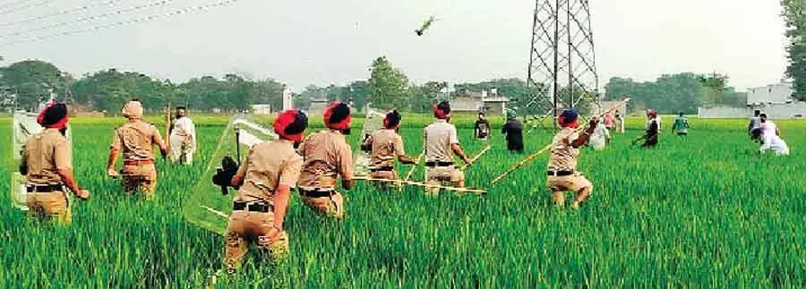 जमीनें अधिग्रहण करने पहुंचे प्रशासन के साथ हुई किसानों की तीखी ‘झड़प’