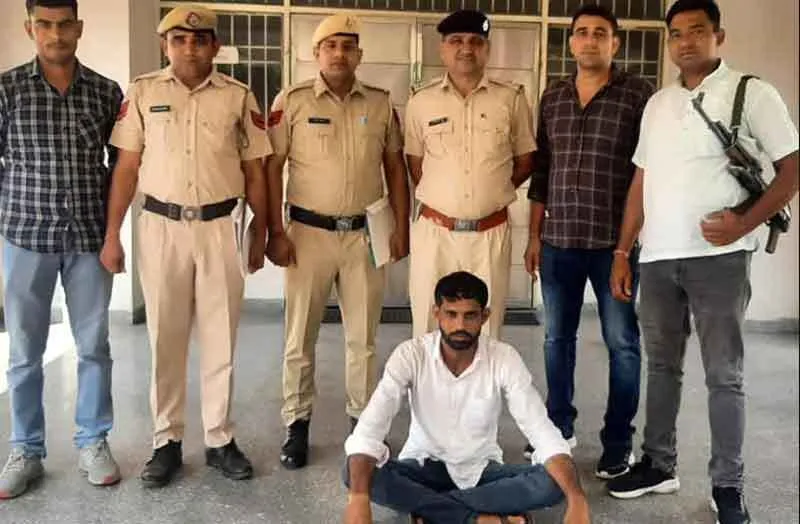 भिवानी में लॉरेंस गैंग का गुर्गा सोमड़ गिरफ्तार