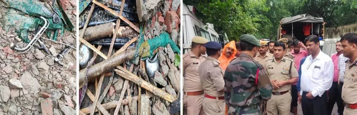 Lucknow : भारी बारिश में दीवार ढहने से 9 लोगों की दर्दनाक मौत, दो घायल