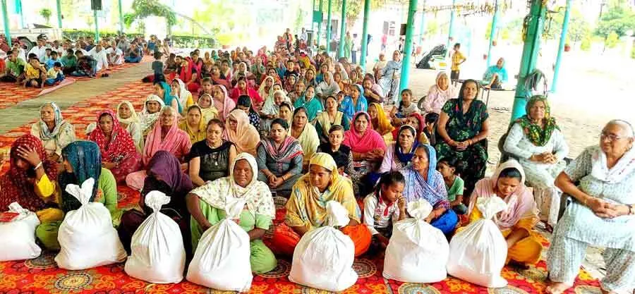 मानवता भलाई कार्य कर पिहोवा के डेरा श्रद्धालुओं ने मनाया पावन महापरोपकार माह