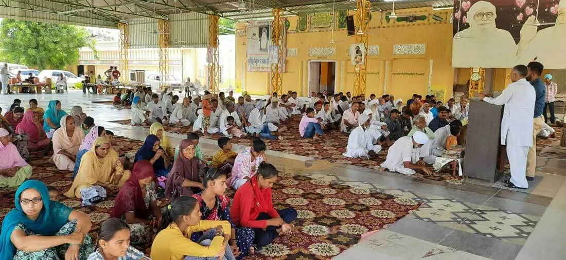 साध-संगत ने सेवा कार्यों को बढ़ चढ़कर करने का लिया प्रण
