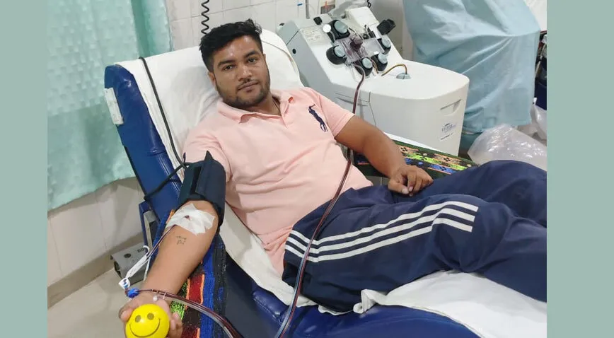 प्रवीन इन्सां ने प्लेटलेट्स डोनेट कर बचाई अनमोल जिंदगी