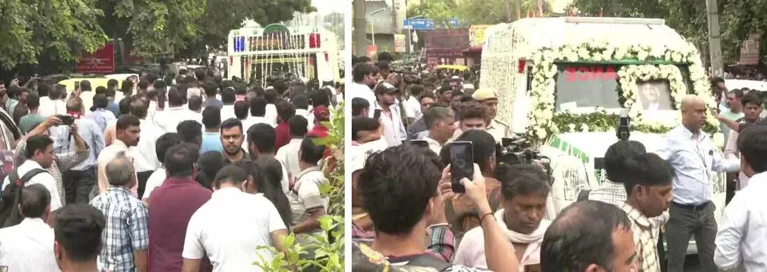 पंचतत्व में विलीन हुए राजू श्रीवास्तव, लोगों ने नम आंखों से दी विदाई
