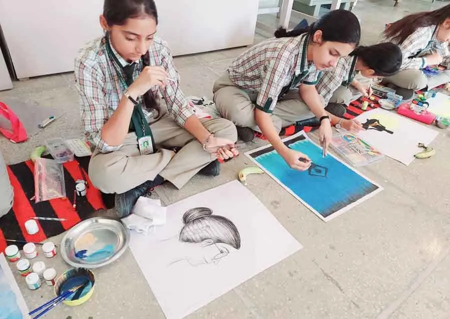 राष्ट्रीय चित्रकला प्रतियोगिता में छाए शाह सतनाम जी बॉयज व गर्ल्स स्कूल के विद्यार्थी