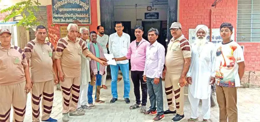 संगरिया के सेवादारों ने दिमागी रूप से परेशान को अपनों से मिलाया