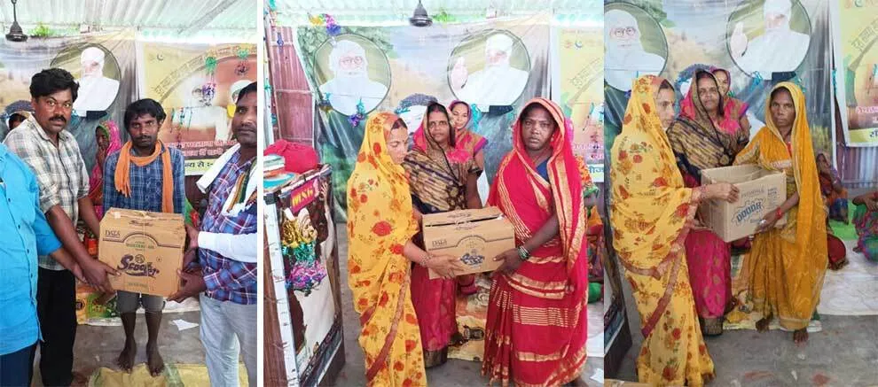 बिहार के डेरा श्रद्धालुओं ने मानवता भलाई कार्य कर मनाया महापरोपकार दिवस