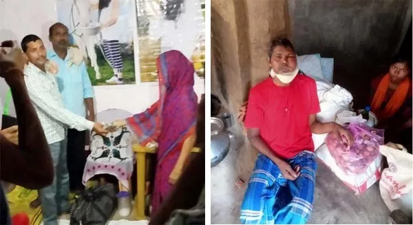 बिहार: डेरा श्रद्धालुओं ने इलाज में की मदद, राशन भी दिया
