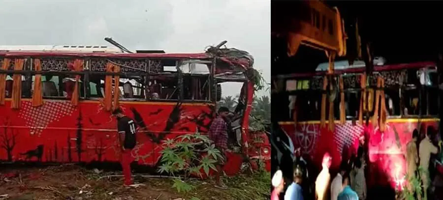 केरल में दो बसों की टक्कर में नौ लोगों की मौत, 40 घायल