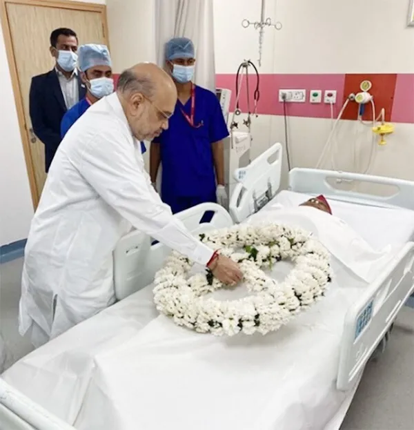 अमित शाह ने गुरुग्राम में मुलायम सिंह यादव को दी श्रद्धांजलि