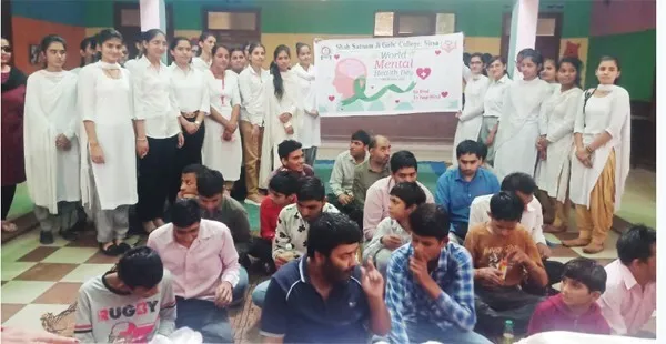 शाह सतनाम जी कन्या महाविद्यालय ने किया दिशा संस्था का दौरा