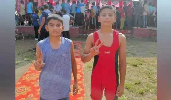 जुडवां भाइयों ने जीते कुश्ती पदक