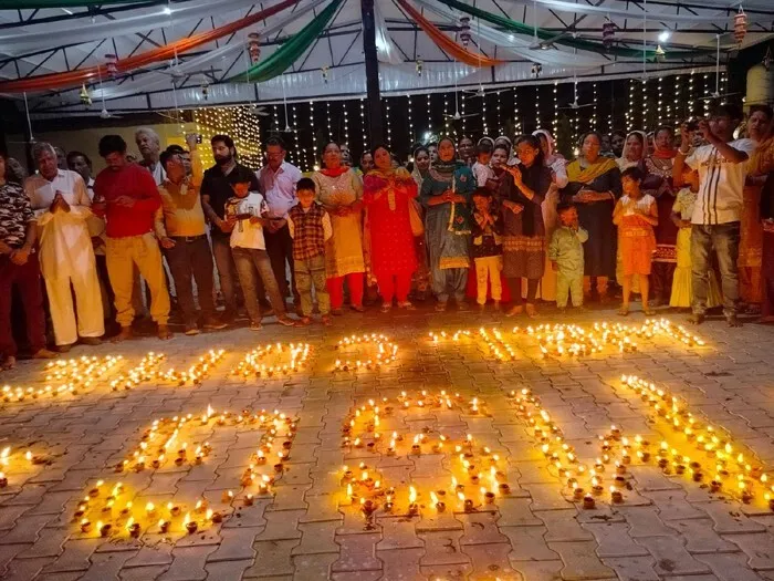 दुल्हन की तरह सज गया यमुनानगर का नामचर्चा घर