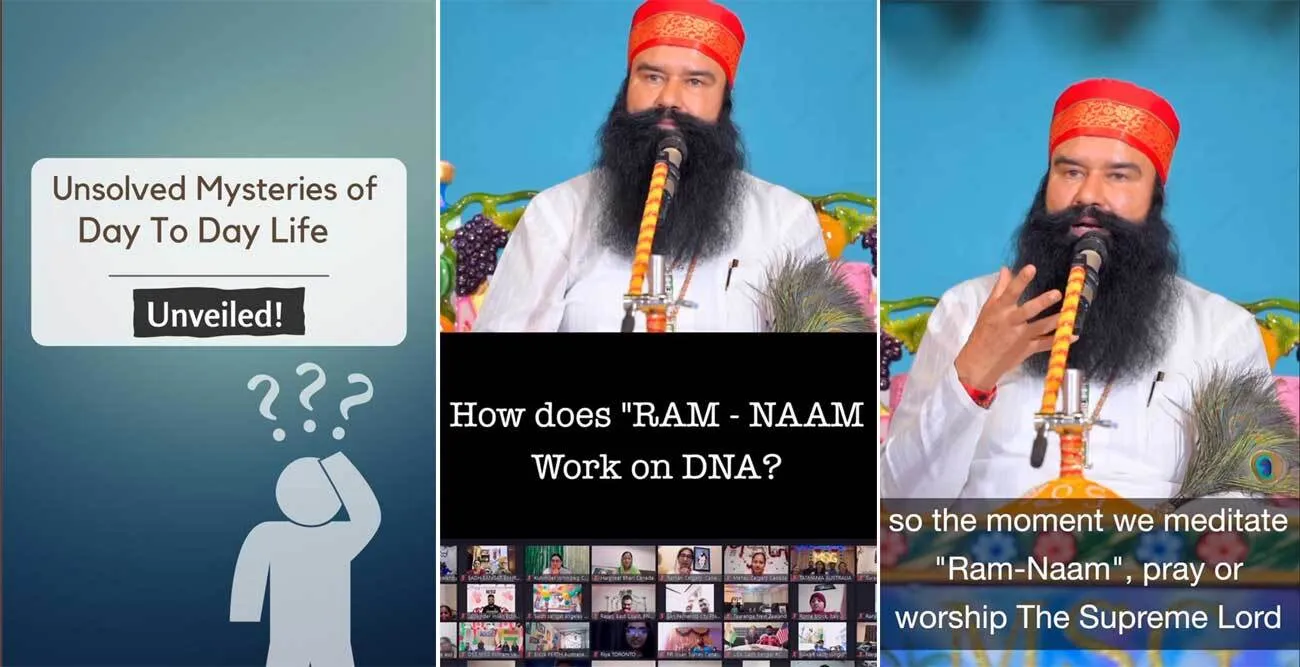 अभी-अभी बरनावा से Saint Dr. MSG ने Instagram पर भेजा ताजा वीडियो