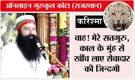 ….जब पूज्य गुरु जी ने तेंदुए से बचाई डेरा श्रद्धालु की जिन्दगी