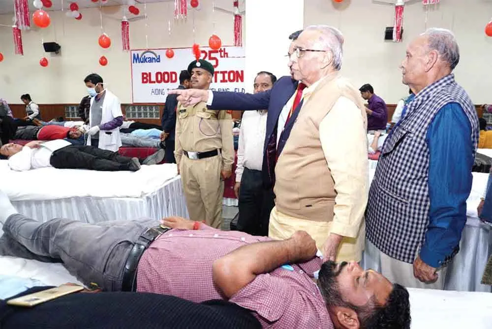 रक्तदान कैंप में 788 यूनिट्स रक्त एकत्रित