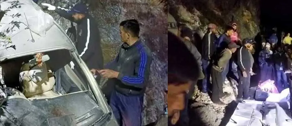 कार खाई में गिरी, तीन महिलाओं समेत चार की मौत