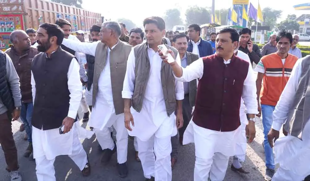 21 दिसम्बर को हरियाणा में प्रवेश करेगी राहुल गांधी की भारत जोड़ो यात्रा