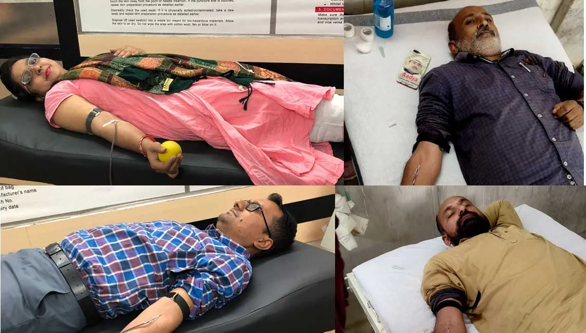 मध्यप्रदेश के डेरा श्रद्धालुओं ने रक्तदान कर, समाज को दिया संदेश