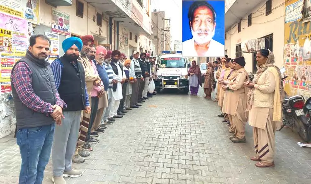 देसराज इन्सां का पार्थिव शरीर मेडिकल रिसर्च के लिए दान