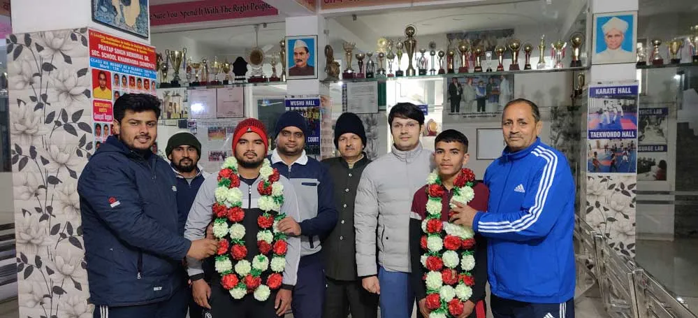 खेलो इंडिया यूथ गेम्स जूडो के लिए प्रताप स्कूल खरखौदा के 2 खिलाड़ियों का चयन