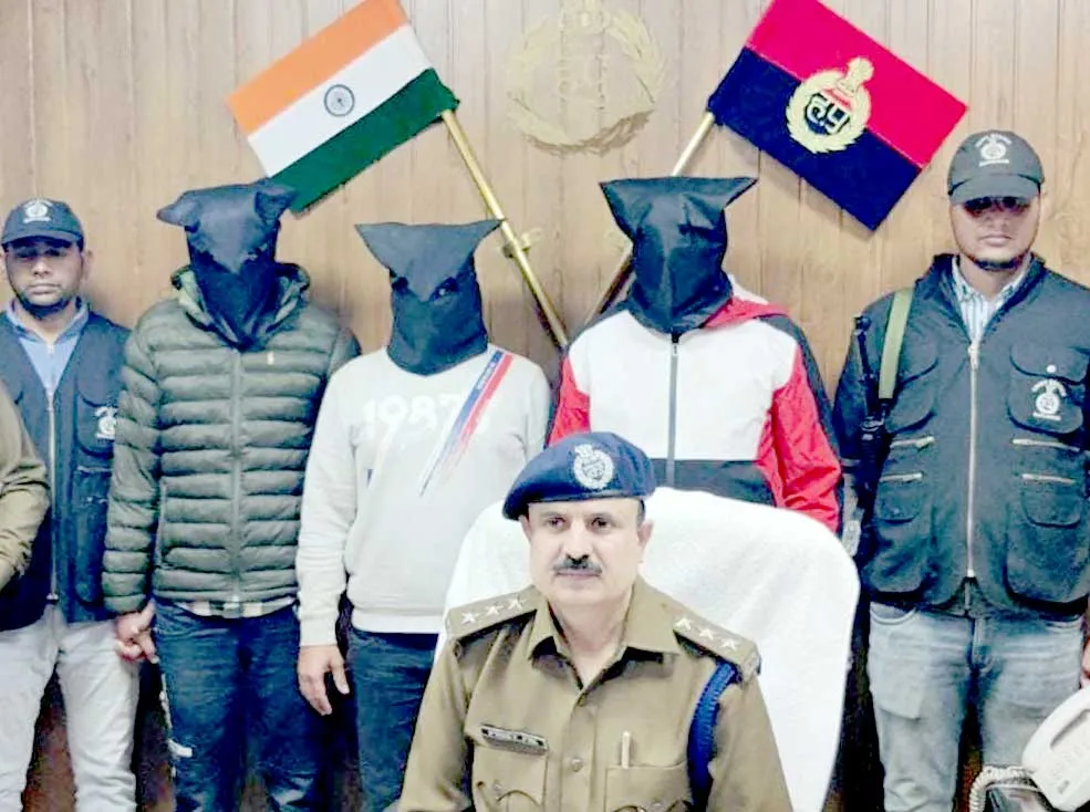 लॉरेंस बिश्नोई व काला जठेड़ी गैंग के 3 अंतरराज्यीय शार्प शूटर गिरफ्तार