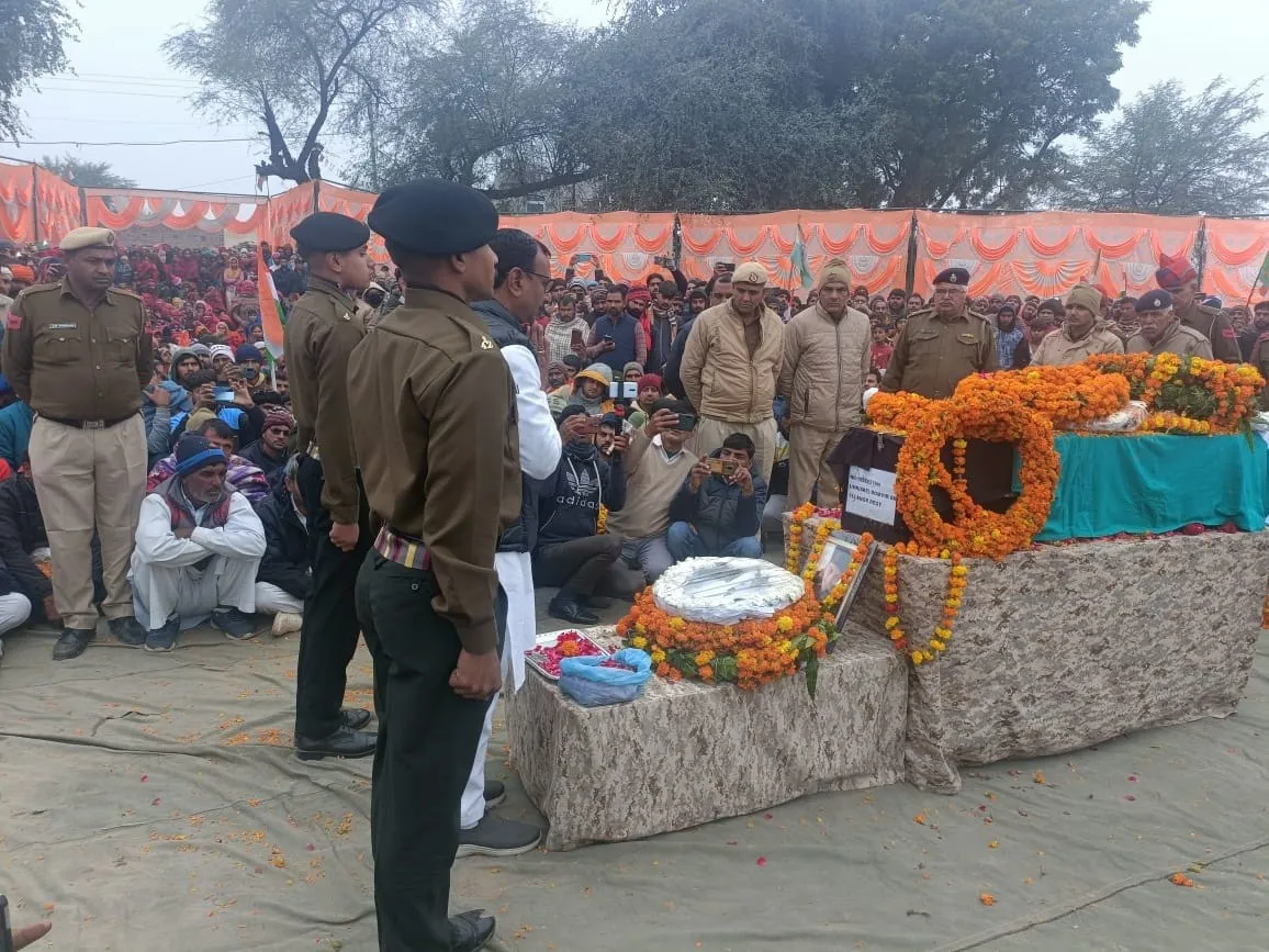 उकलाना हलके के गांव संदोल के जवान सोमबीर का अंतिम संस्कार हुआ आज –