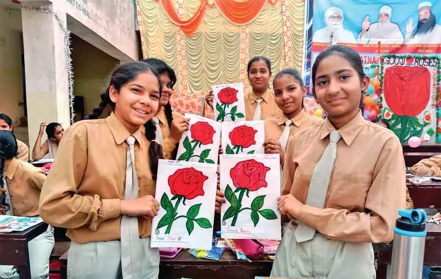 शाह सतनाम जी नोबल स्कूल कोटड़ा के बच्चों ने दिया नशों से दूर रहने का संदेश