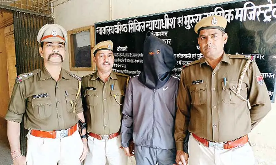 सिद्धू मूसेवाला पर 14 गोलियां दागने वाले लॉरेंस बिश्नोई के शार्प शूटर अंकित को श्रीगंगानगर लाया गया
