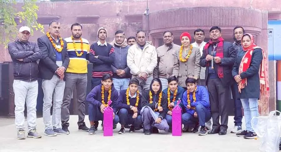 सरकारी स्कूल लितानी की छात्राओं ने सब जूनियर नेशनल हैंडबॉल में किया शानदार प्रदर्शन