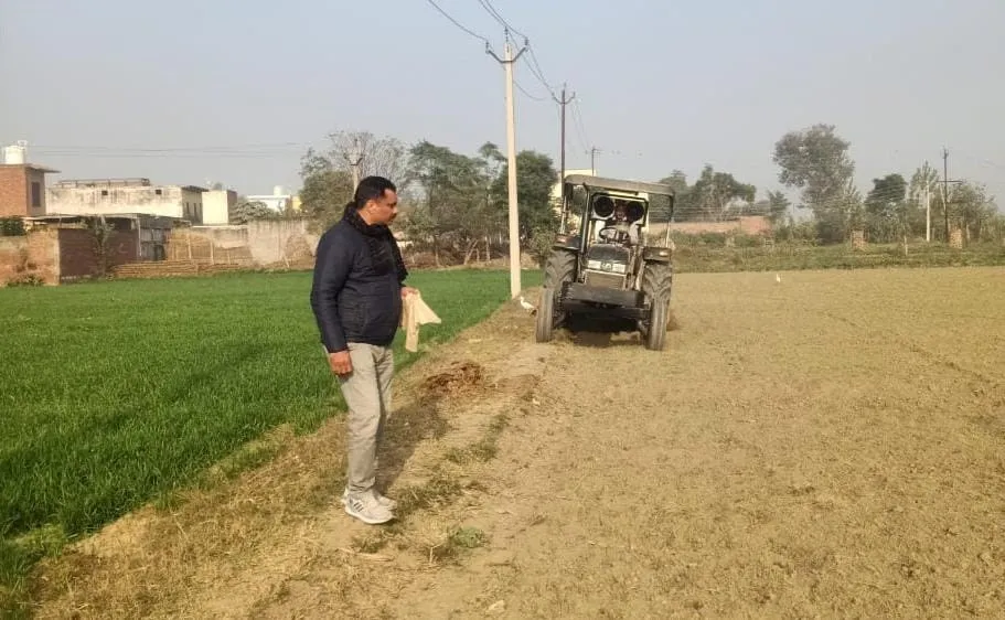 गैंगस्टर से कब्जामुक्त कराई पांच बीघा सरकारी भूमि