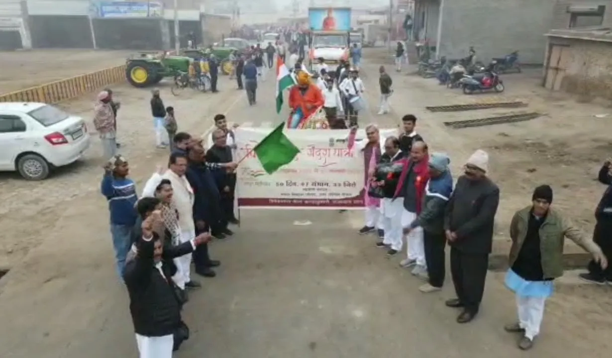 सरदारशहर के लिए रवाना हुई विवेकानंद संदेश यात्रा