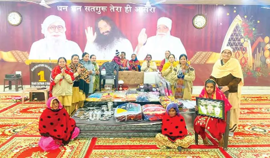 गांव चामल के मजदूर की बेटी की शादी में शाह सतनाम जी नगर बना मददगार