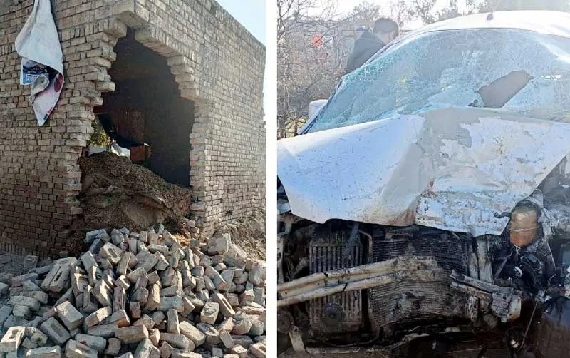 सड़क हादसे में जीजा-साले की दर्दनाक मौत, महिला और चालक हुए घायल