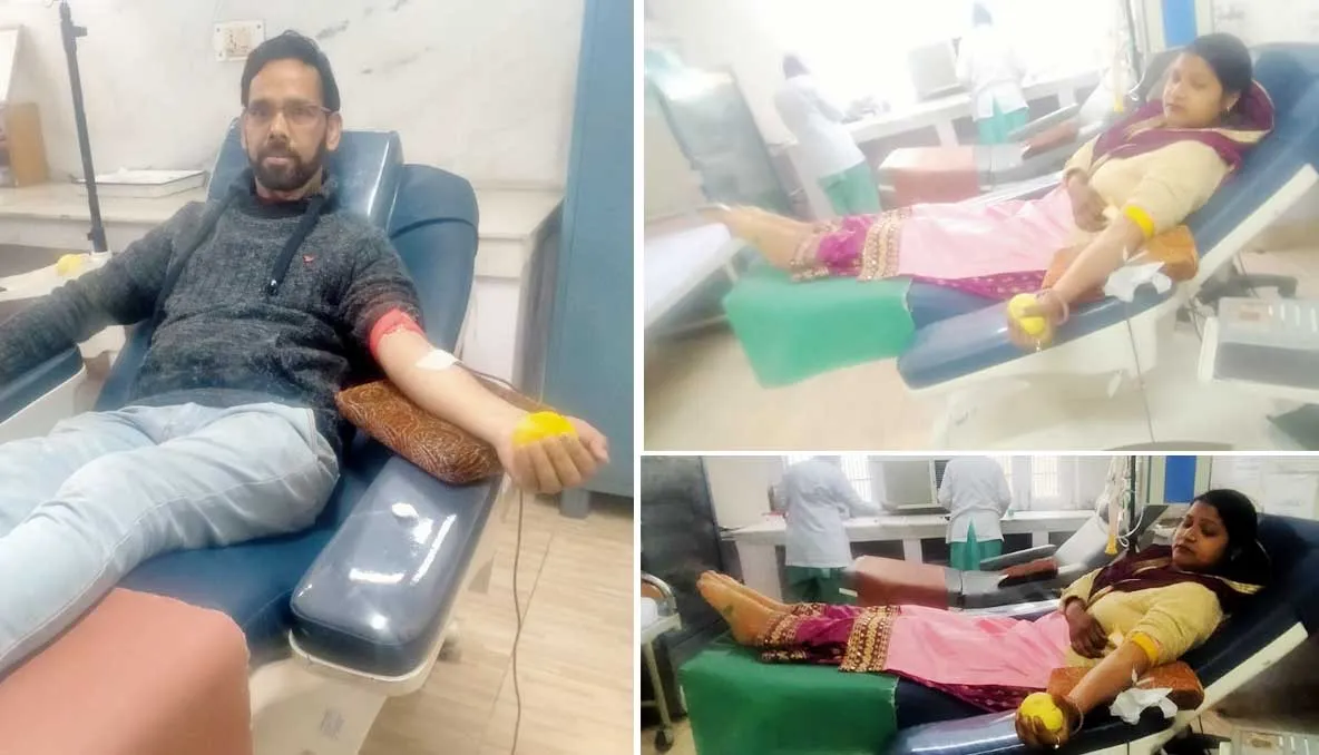हिमाचल प्रदेश के डेरा श्रद्धालु ने रक्तदान कर मनाया पावन अवतार माह