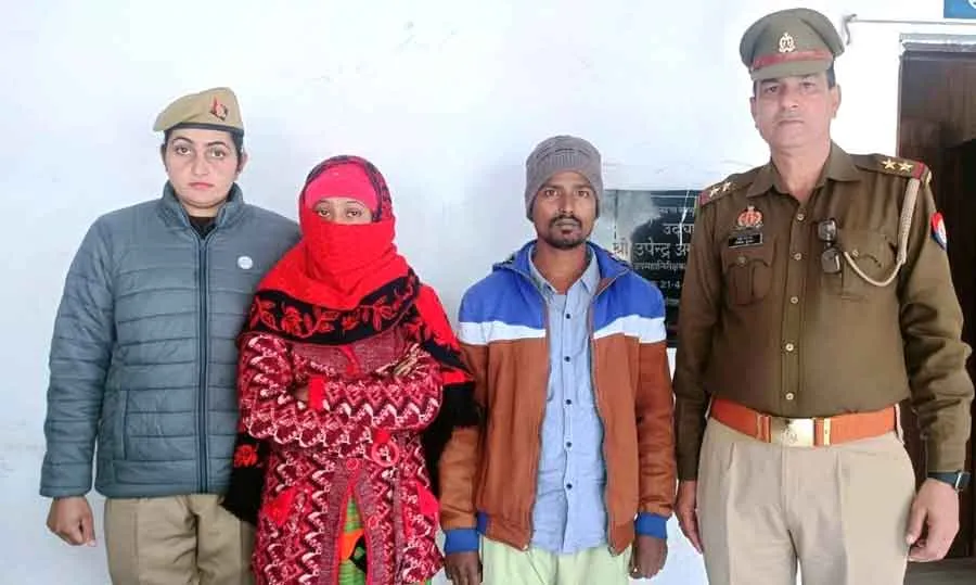गेंगस्टर में फरार 25-25 हजार के ईनामी पति-पत्नी गिरफ्तार