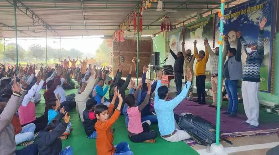मध्यप्रदेश के मझौली में रामनाम की वर्षा