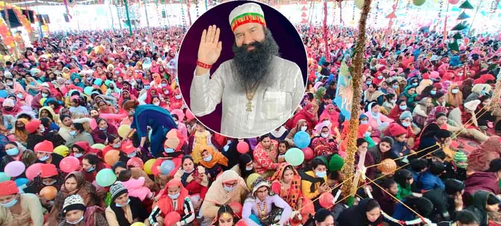 हिसार में जोन नामचर्चा में डेरा श्रद्धालुओं ने नशा के खिलाफ भरी हुंकार