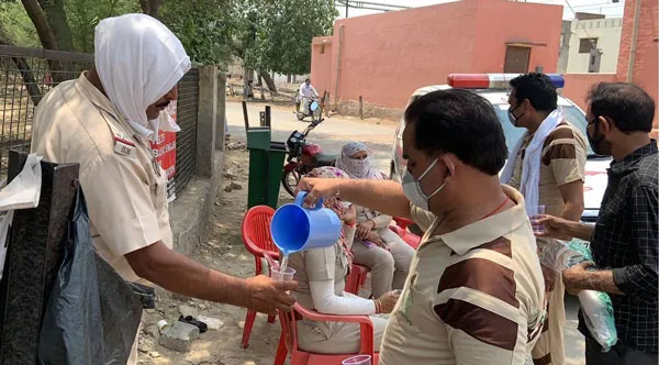 Sewadar's of Shah Satnam Singh Ji Green S Welfare Force Wing distributed 150 Covid Prevention Kit so far