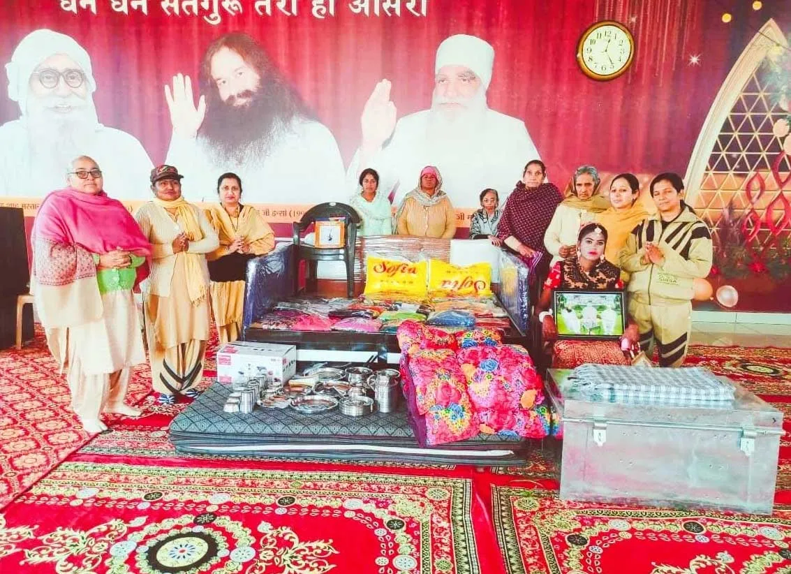 बिन मां-बाप की बेटी की शादी में फरिश्ते बन पहुंची साध-संगत