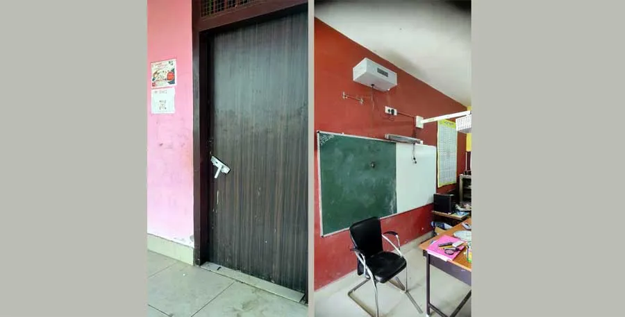 चोरों ने बनाया स्कूल को निशाना, सामन ले उड़े चोर