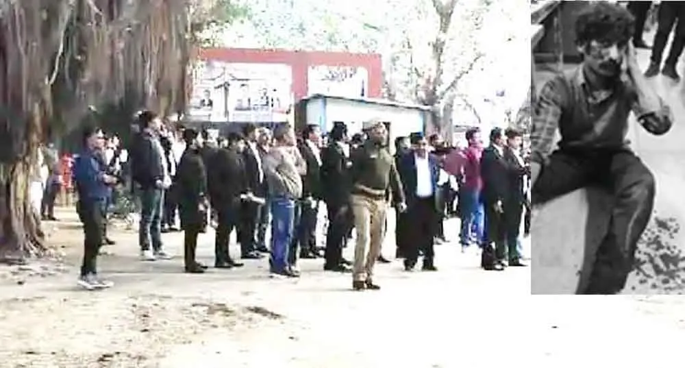 गाजियाबाद जिला सत्र न्यायालय की बिल्डिंग में घुसा तेंदुआ, 5 पर किया हमला 