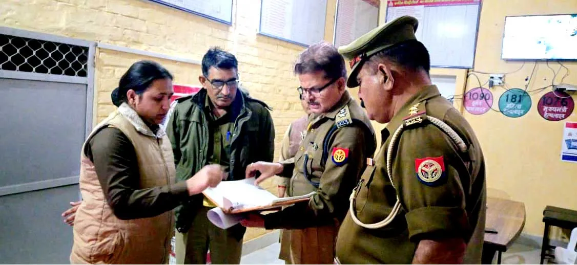एएसपी ने किया कोतवाली का निरीक्षण