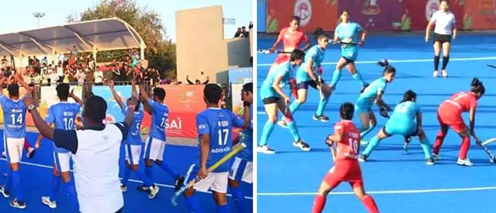 हॉकी में मध्यप्रदेश की पुरुष टीम ने जीता स्वर्ण, महिला हॉकी टीम को मिला रजत