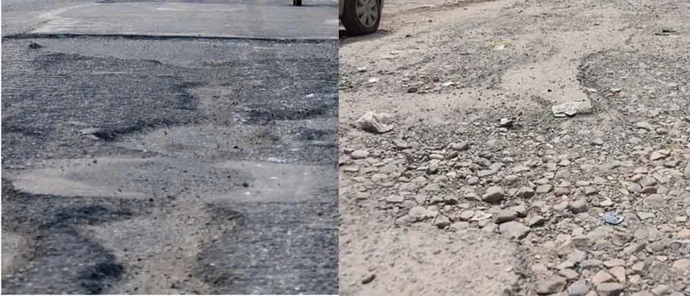 लुधियाना : टूटी सड़कों, गलियों को लेकर धरना-प्रदर्शन
