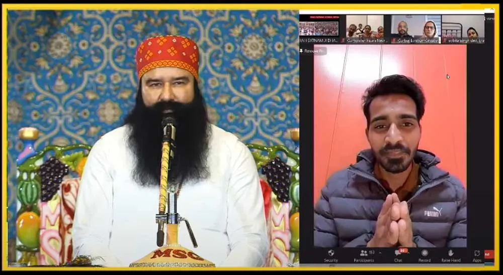 अरुण पाल इन्सां को पूज्य गुरु जी ने दिया “रूहानियत के धुरंधर महा योद्धा” नाम
