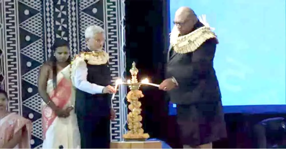 जयशंकर, फिजी के राष्ट्रपति ने नाडी में किया 12वें विश्व हिंदी सम्मेलन का उद्घाटन
