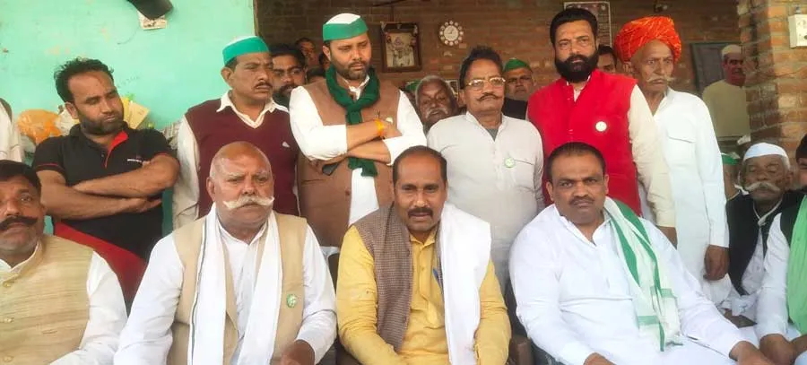 किसान महापंचायत को धार देने पहुंचे धर्मेंद्र मलिक