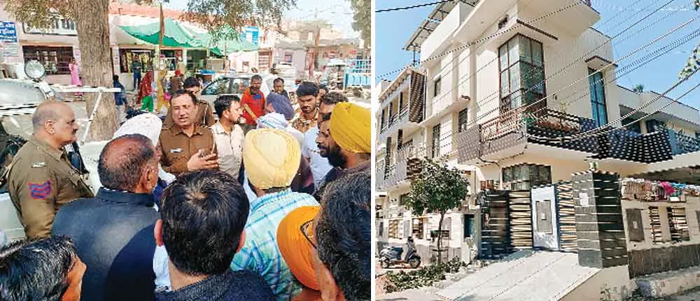 बिजली की तार से लिपटी बेल को काटते युवक करंट से मौत