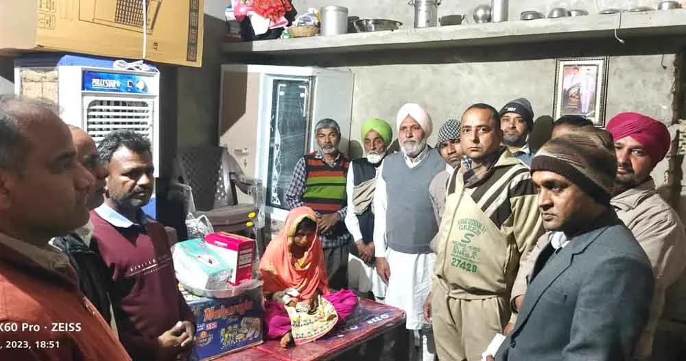 जरूरत का सामान लेकर पहुंचे सेवादार तो शादी की खुशियां हुई दोगुनी